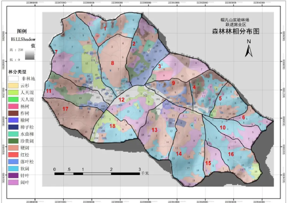 如何基于ArcGIS的林业专题地图制作与输出的图21